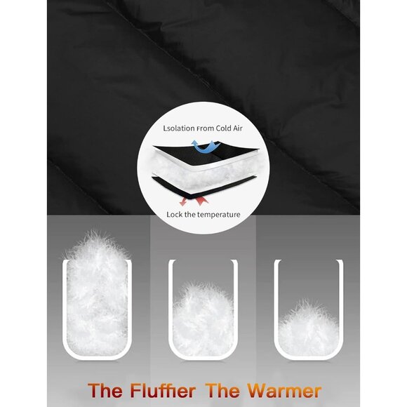 Women’s Winter Cropped Puffer Jacket Coat Short Warm Quilted Jacket 2025 - Picture 2 of 6